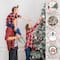 6.5ft. Pre-Lit Flocked Royal Majestic Spruce Artificial Christmas Tree, Clear LED Lights